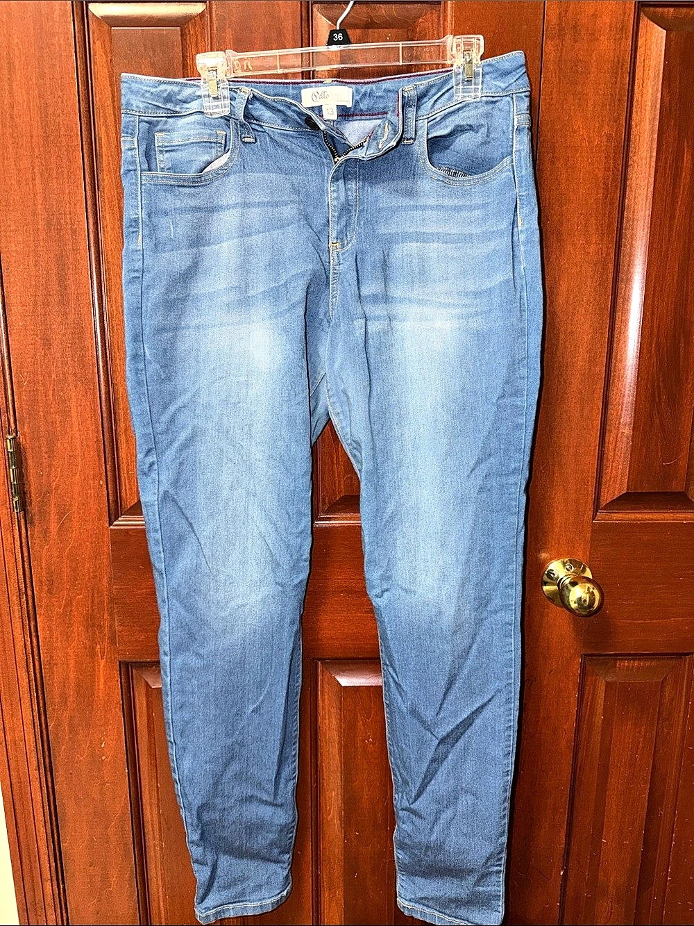 Cello Skinny Jeans for Juniors in Medium Blue